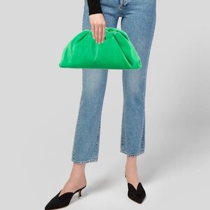 Bottega Veneta Bright Green Wristlet